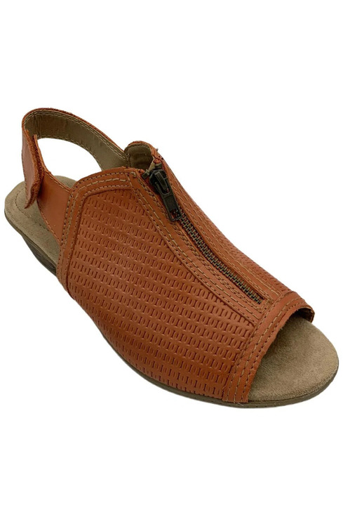 Earth Origins Shoes - Earth Origins Women's Marietta Maureen Leather Sandal Ginger Spice - Wide